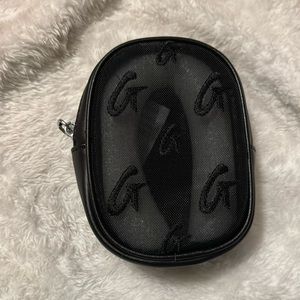 Glam-aholic the mesh collection wristlet black